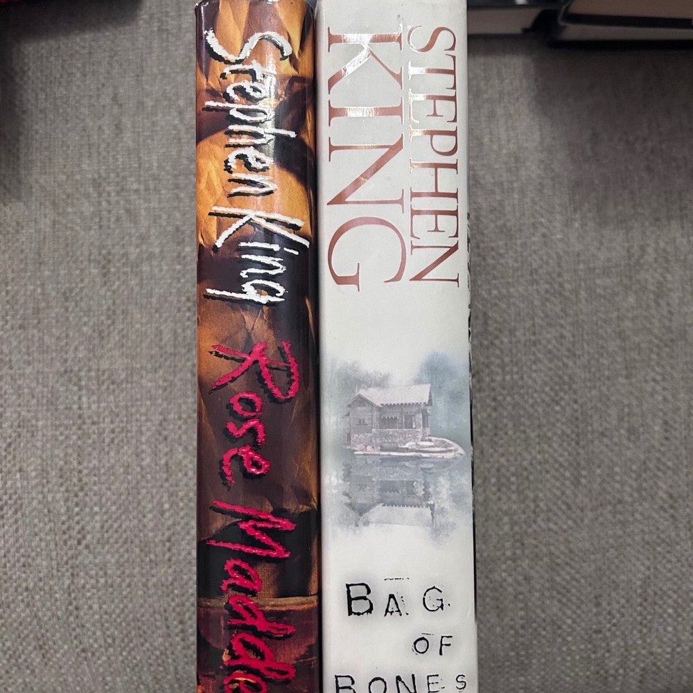 Stephen King Bag of Bones & Rose Madder 1st Edition Hardcover Lot